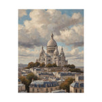 Paris Sacré-Cœur Matte Poster — Vintage Cityscape Wall Art - AquilVision