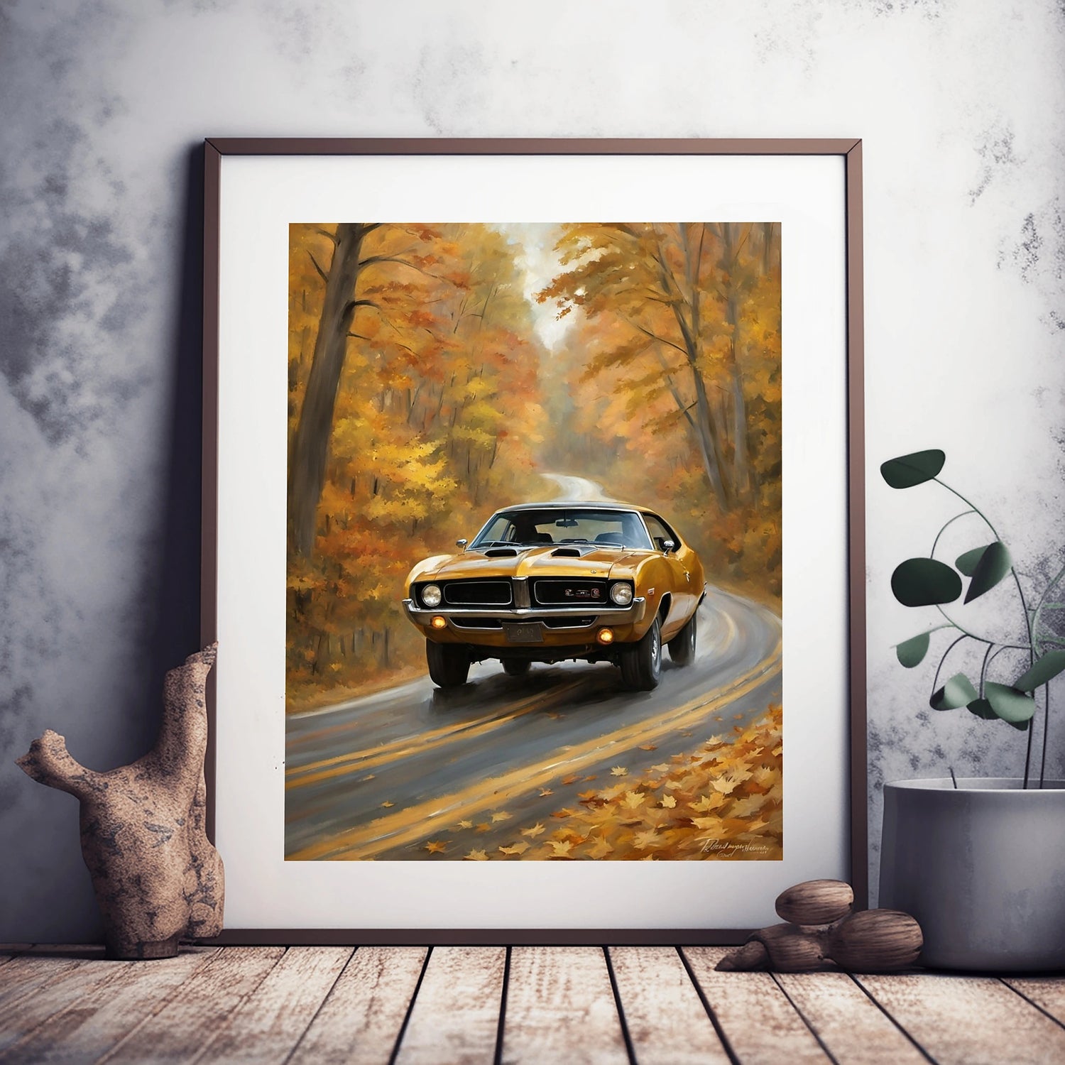 1968 AMC Javelin Spirit - Herbstausgabe | Poster Leinwand