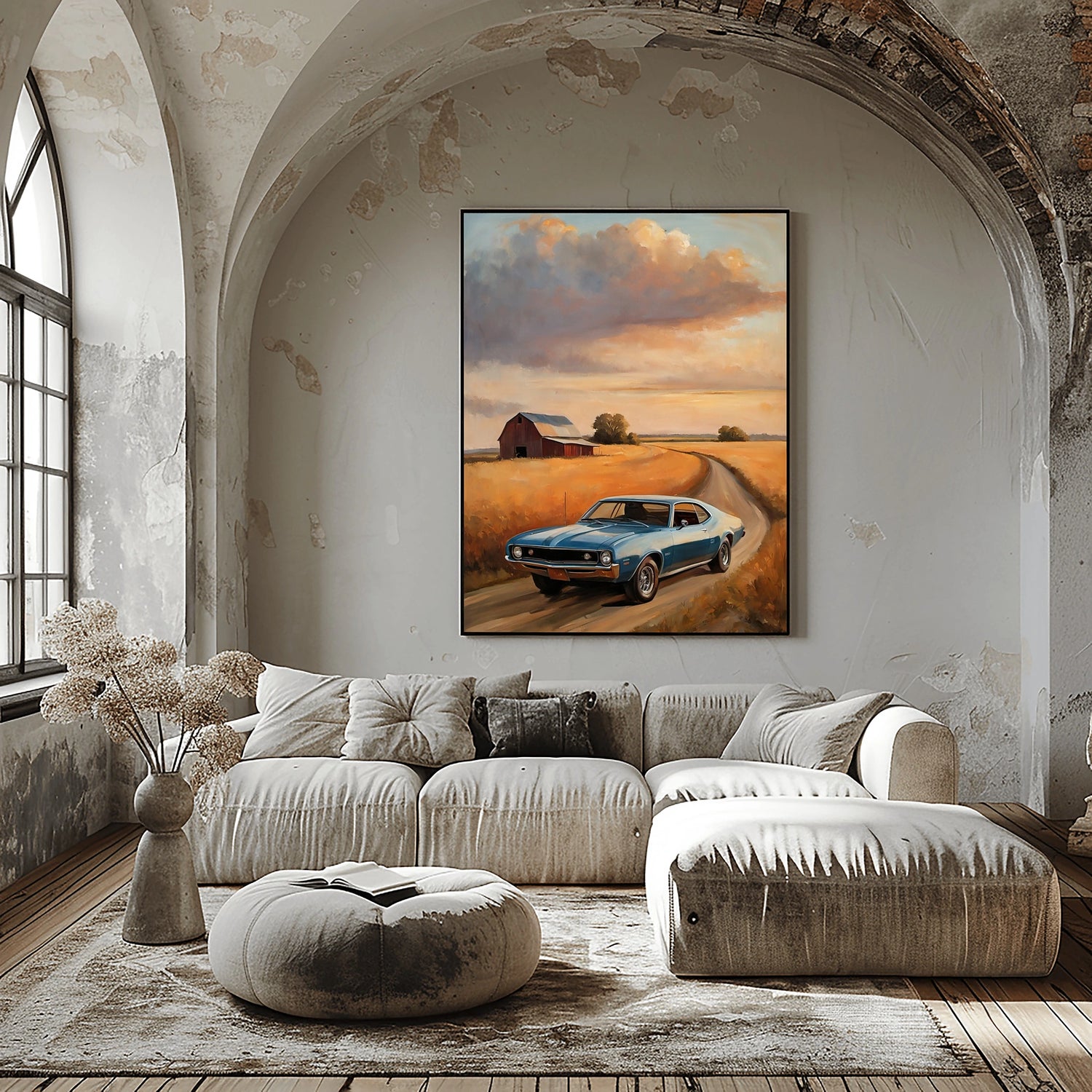 1968 AMC Javelin Spirit – Country Edition | Poster Leinwand