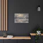Winter Geothermal Landscape Canvas Print - AquilVision