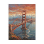 Golden Gate Bridge Canvas Print — Matte Stretched Wall Art - AquilVision