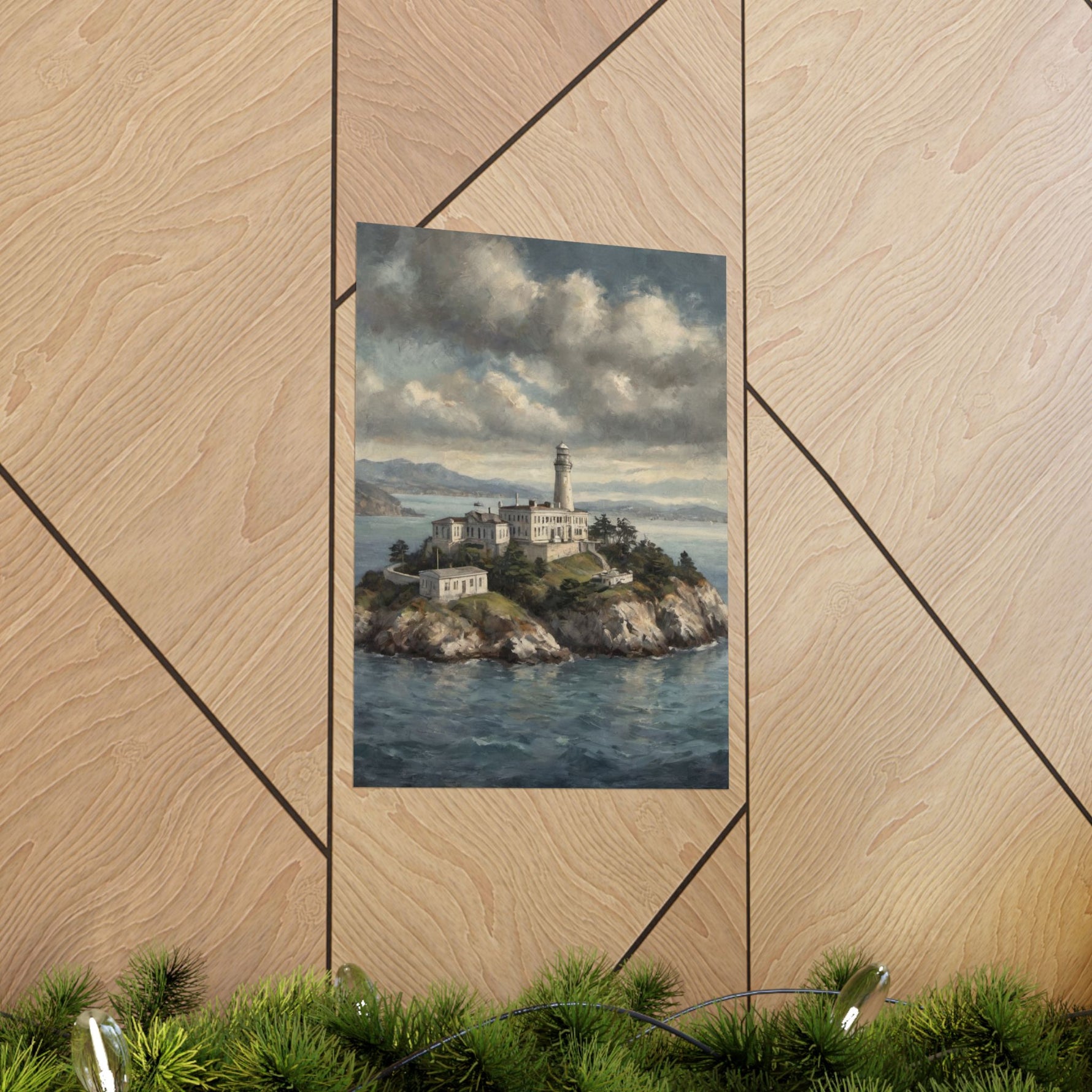 Lighthouse Island Matte Poster — Coastal Nautical Wall Art - AquilVision