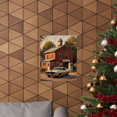 Vintage Car Wall Art Poster | AJ68 Collection Printify