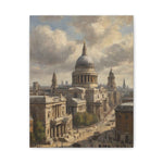St. Paul’s Cathedral Oil-Style Canvas Print — Matte Stretched Wall Art