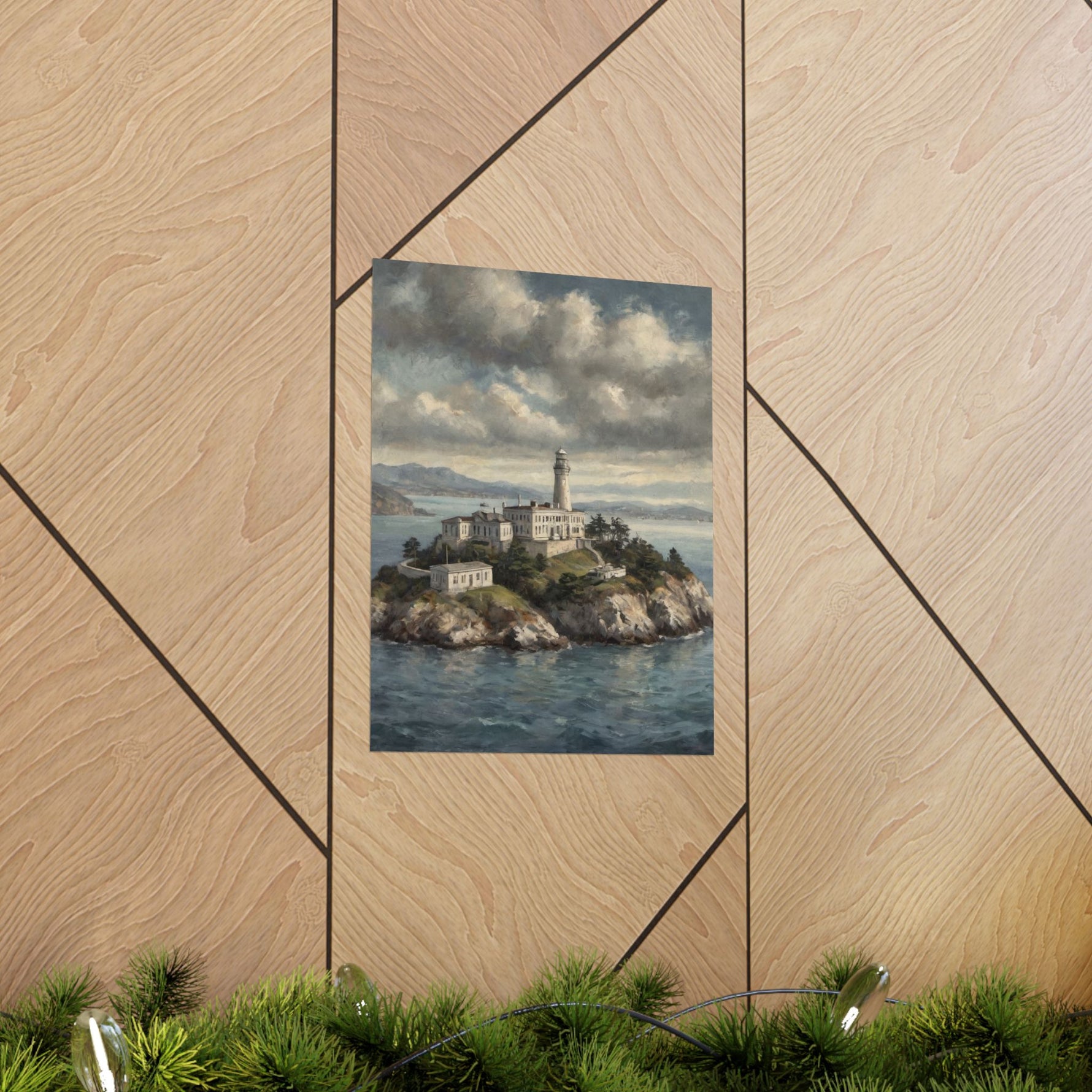 Lighthouse Island Matte Poster — Coastal Nautical Wall Art - AquilVision