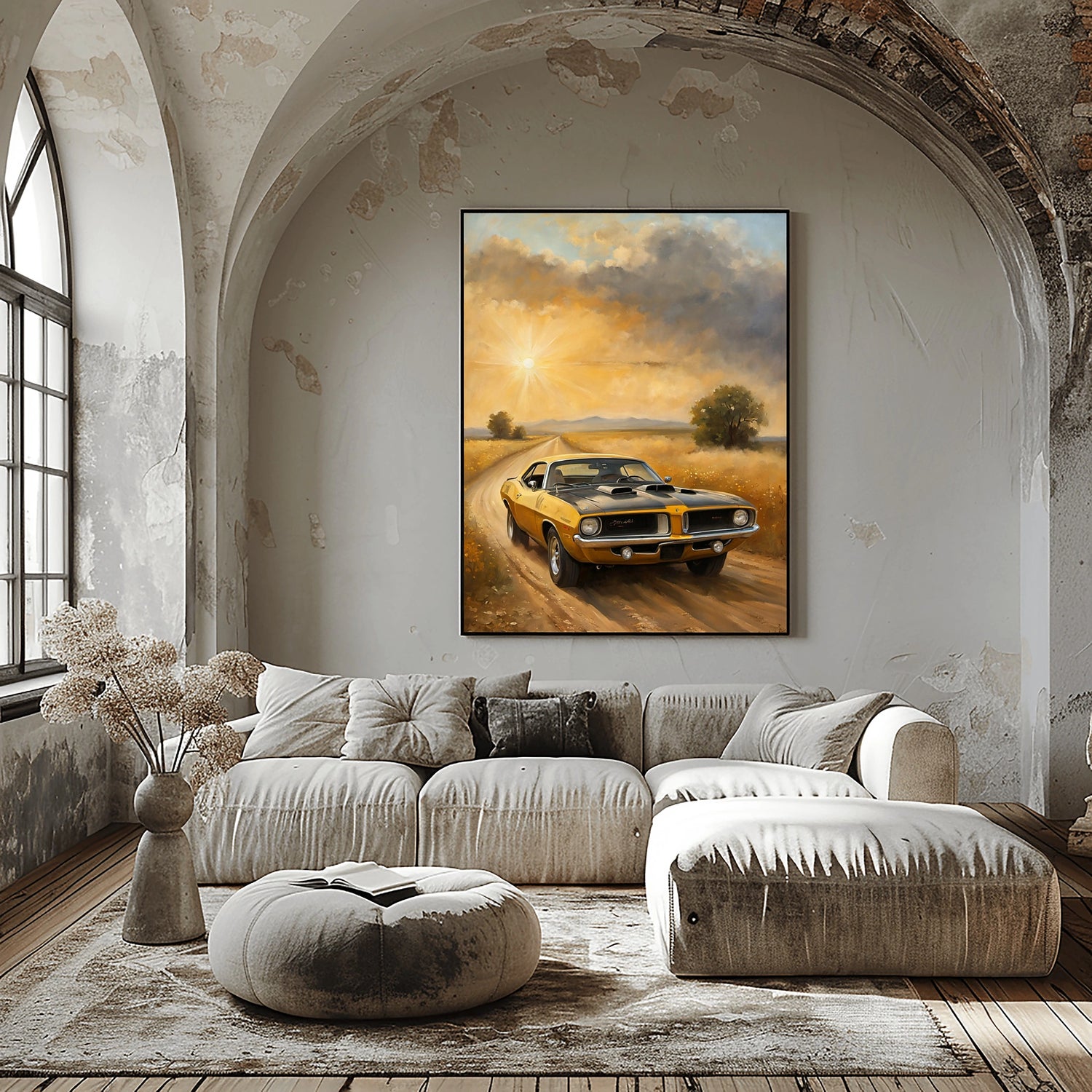 1970 Cuda High-Impact Era - Country Edition | Poster Leinwand