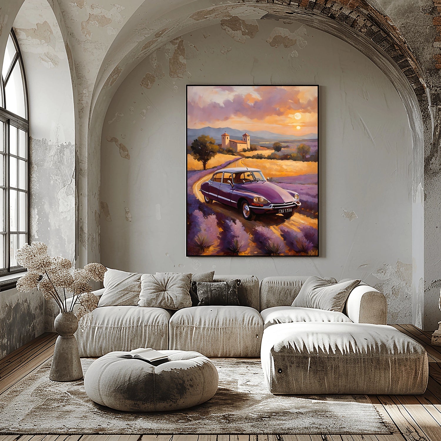 1970 Französische Hydropneumatische Kunst – Lavender Edition | Poster & Leinwand