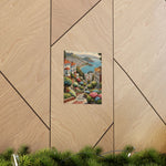 Coastal Garden Street Matte Poster — Scenic San Francisco Bay Print - AquilVision