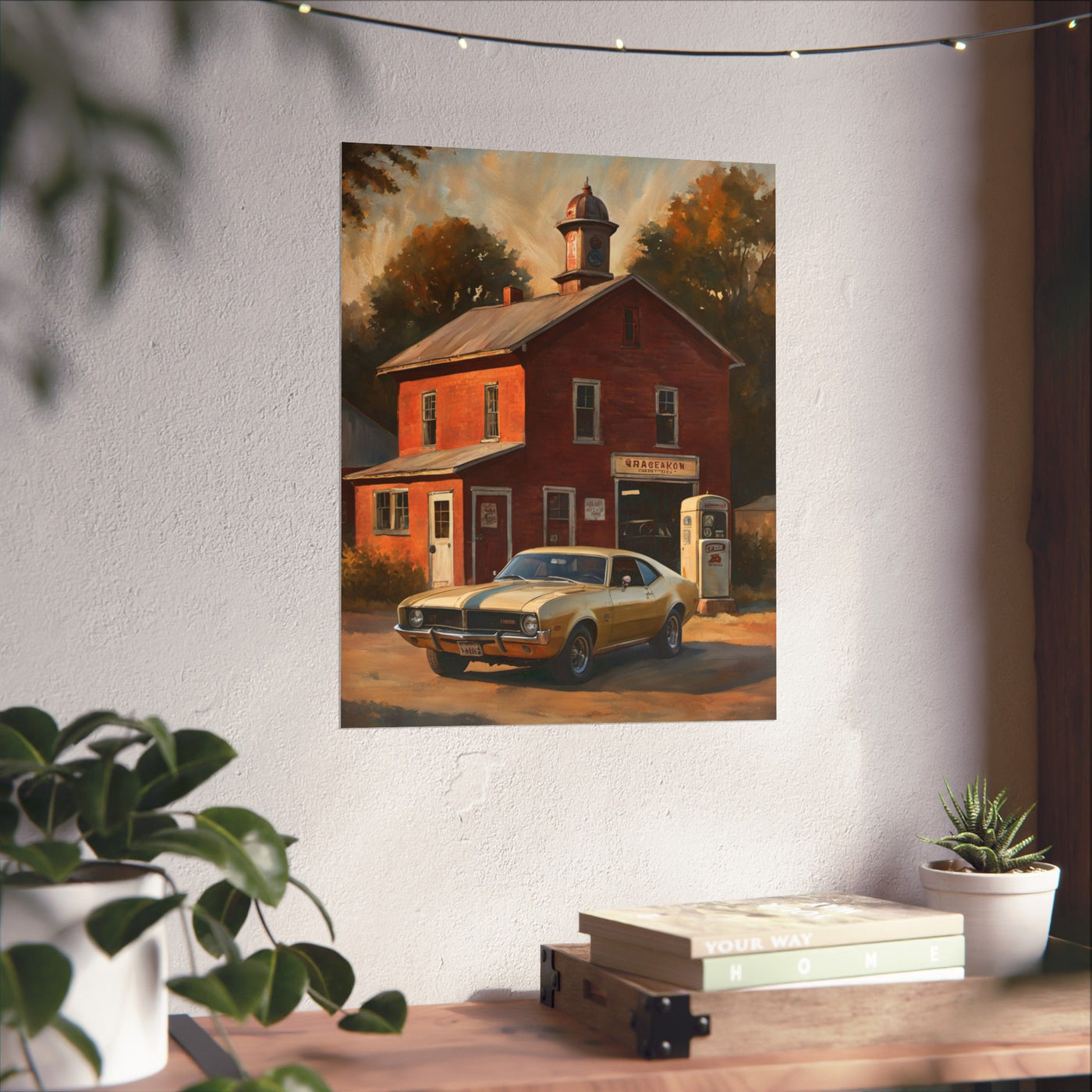 Vintage Car Wall Art Poster | AJ68 Collection Printify