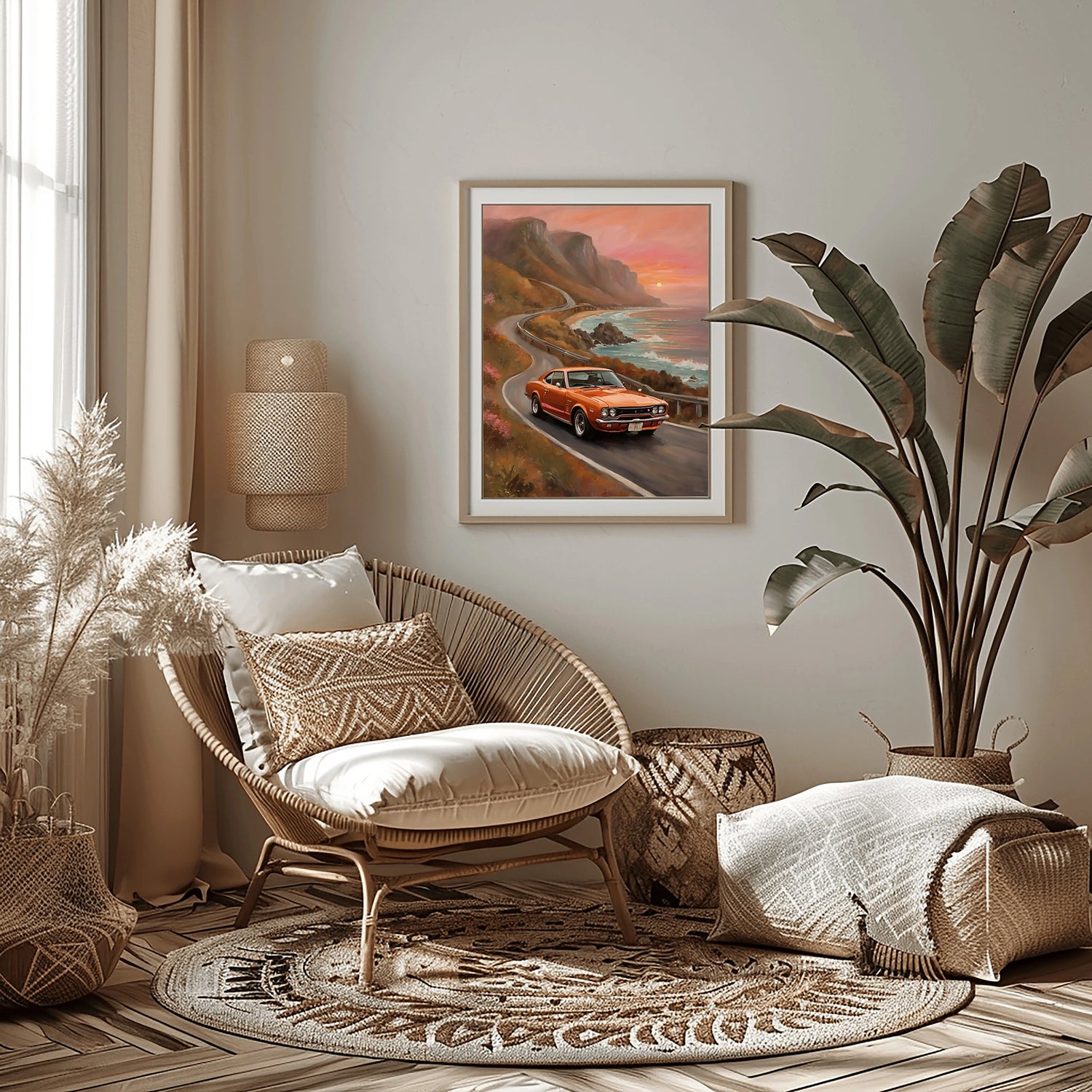 1971 Hakosuka GTR Legende - Strand Edition | Poster Leinwand