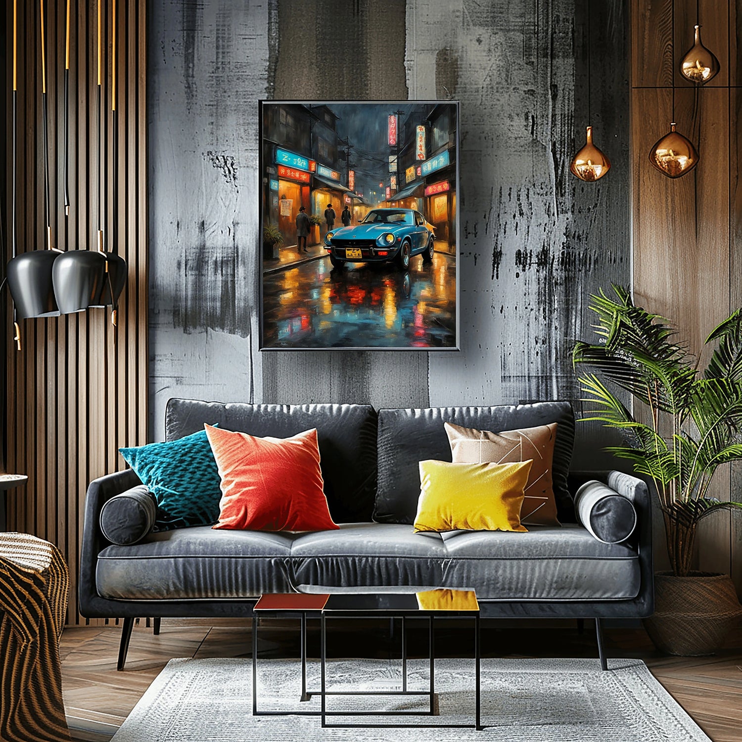 1972 Japanese Sports Icon - Night Edition | Poster Canvas