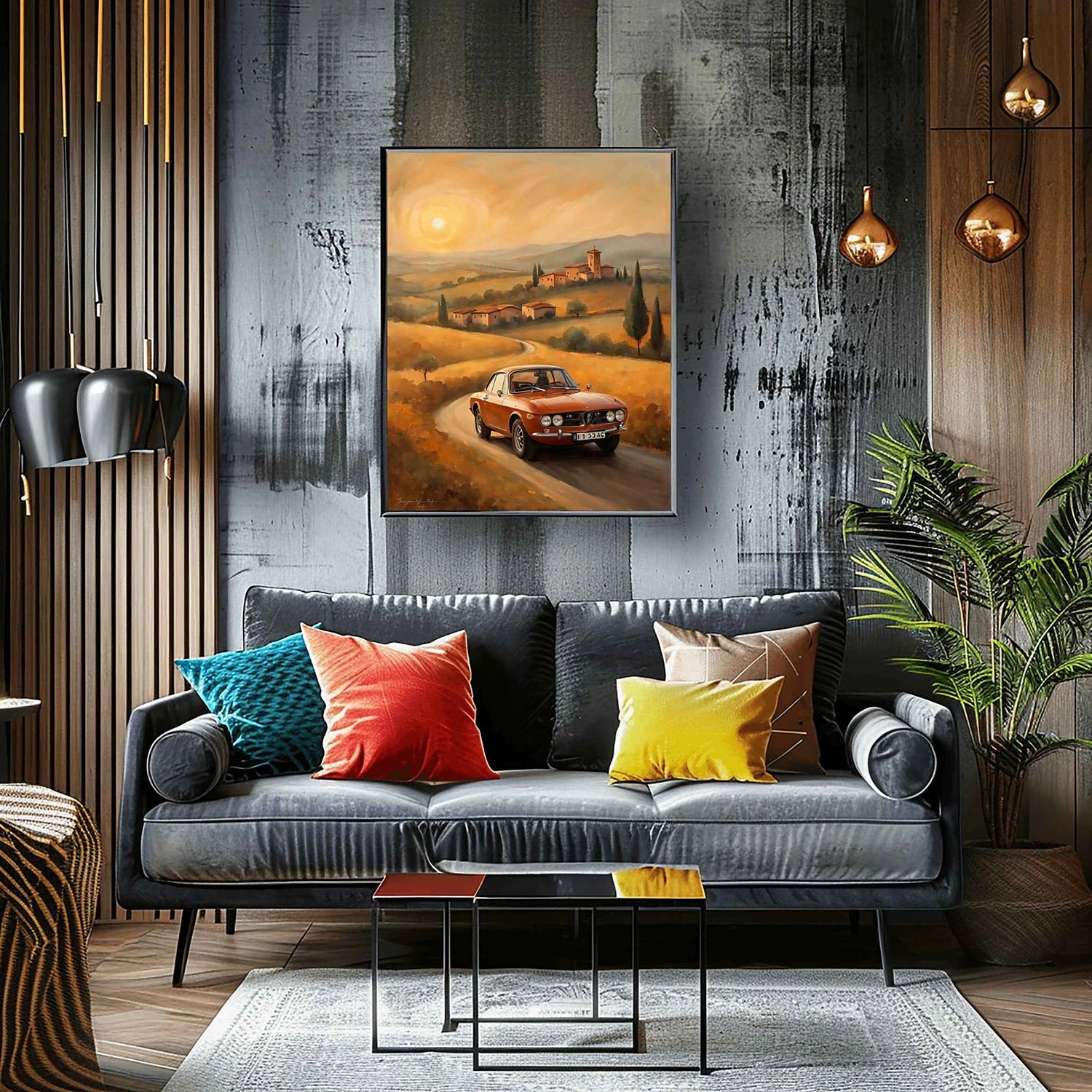 1972 Lancia Rally Warrior - Tuscany Edition | Poster Canvas