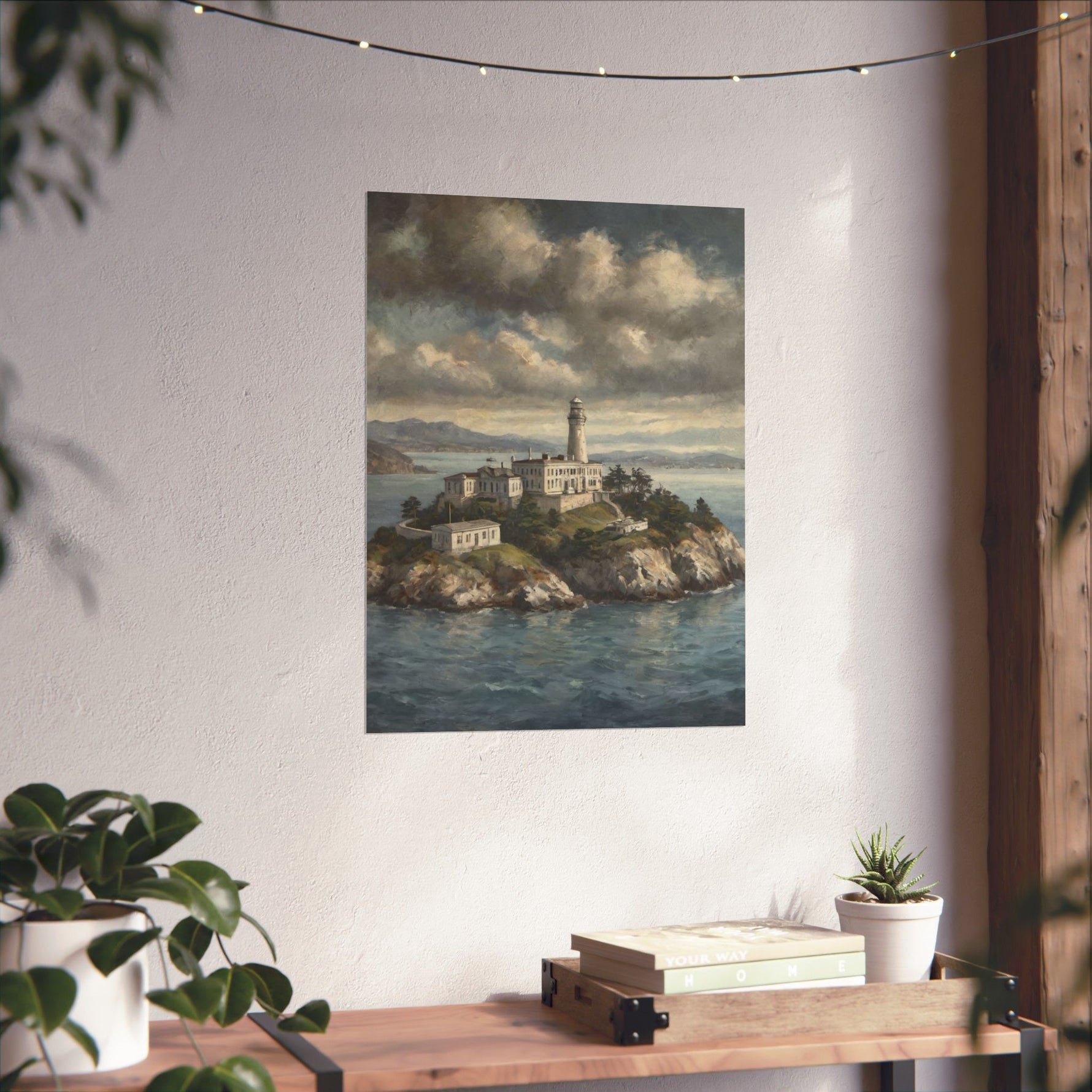 Lighthouse Island Matte Poster — Coastal Nautical Wall Art - AquilVision