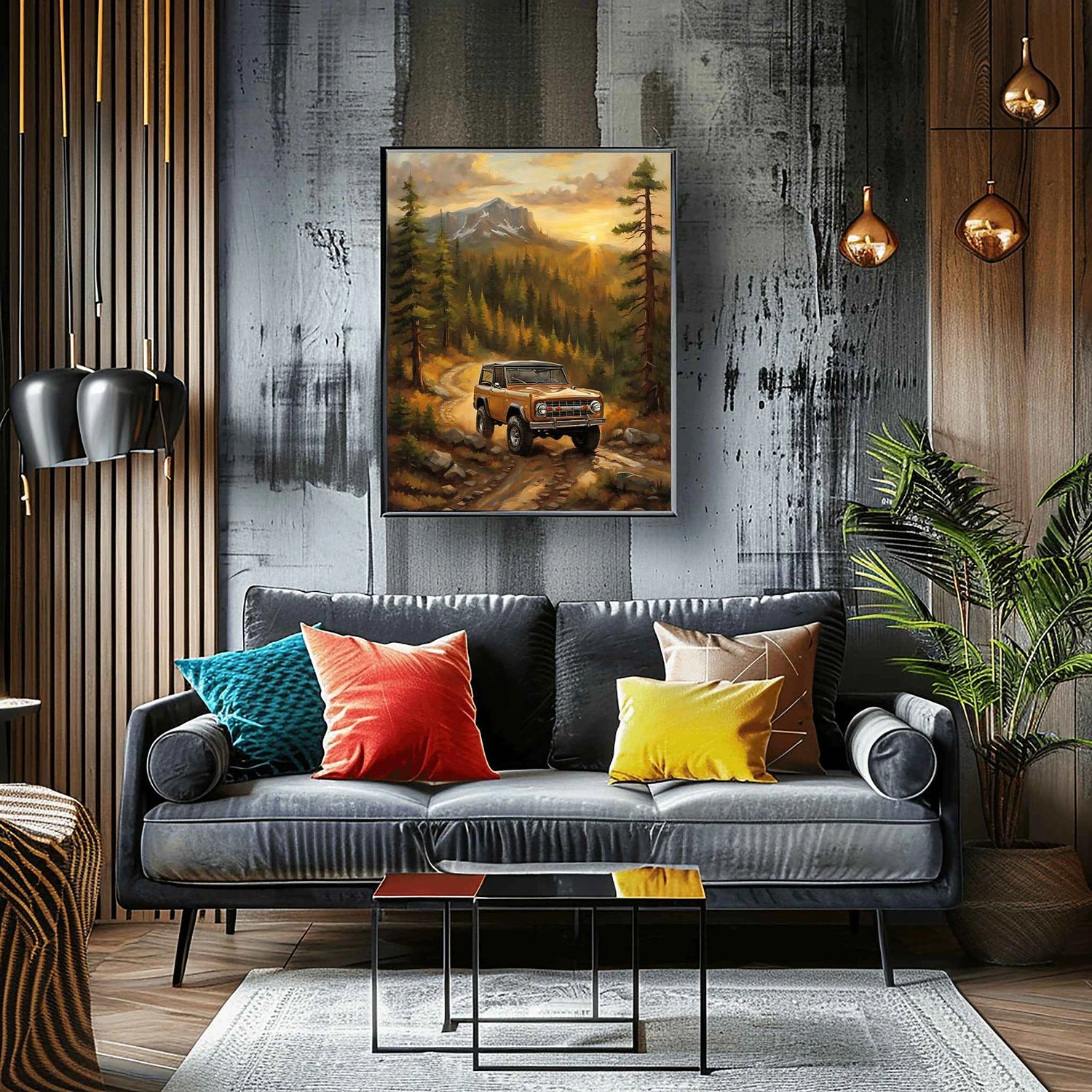 1973 FirstGen Bronco Spirit - Mountain Edition | Poster Canvas