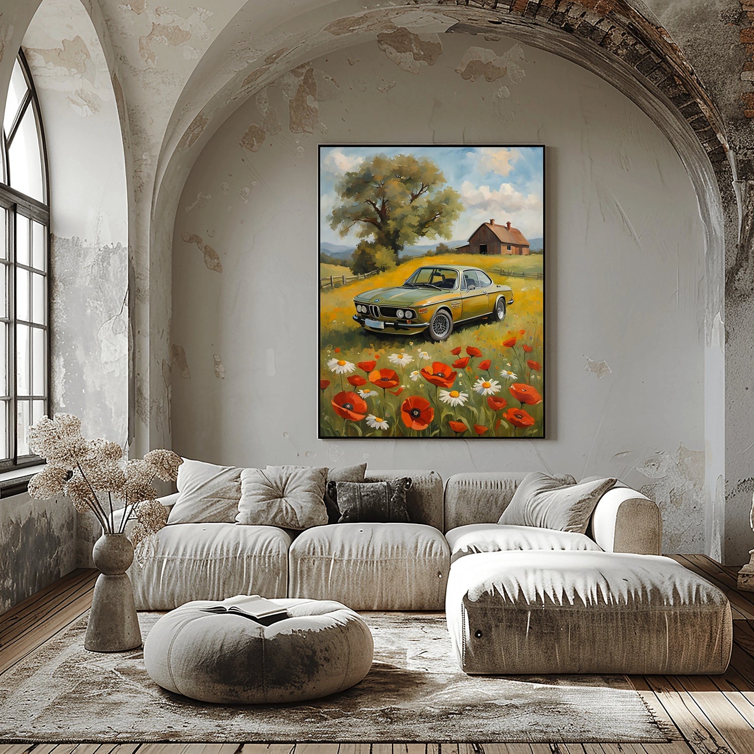 1973 Batmobile CSL Racer - Frühlings-Edition | Poster Leinwand