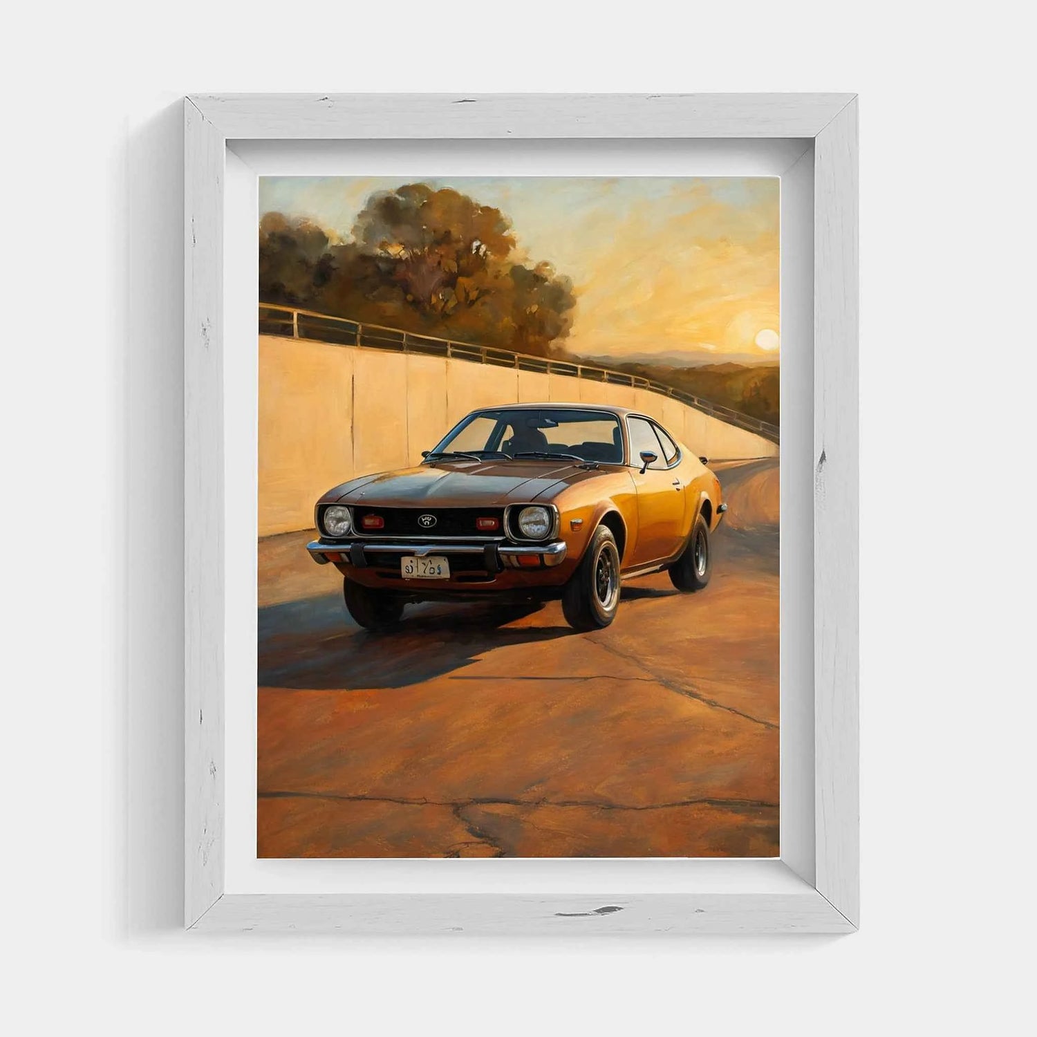 1974 Japanischer GT-Pionier - Rennstrecken-Edition | Poster Leinwand