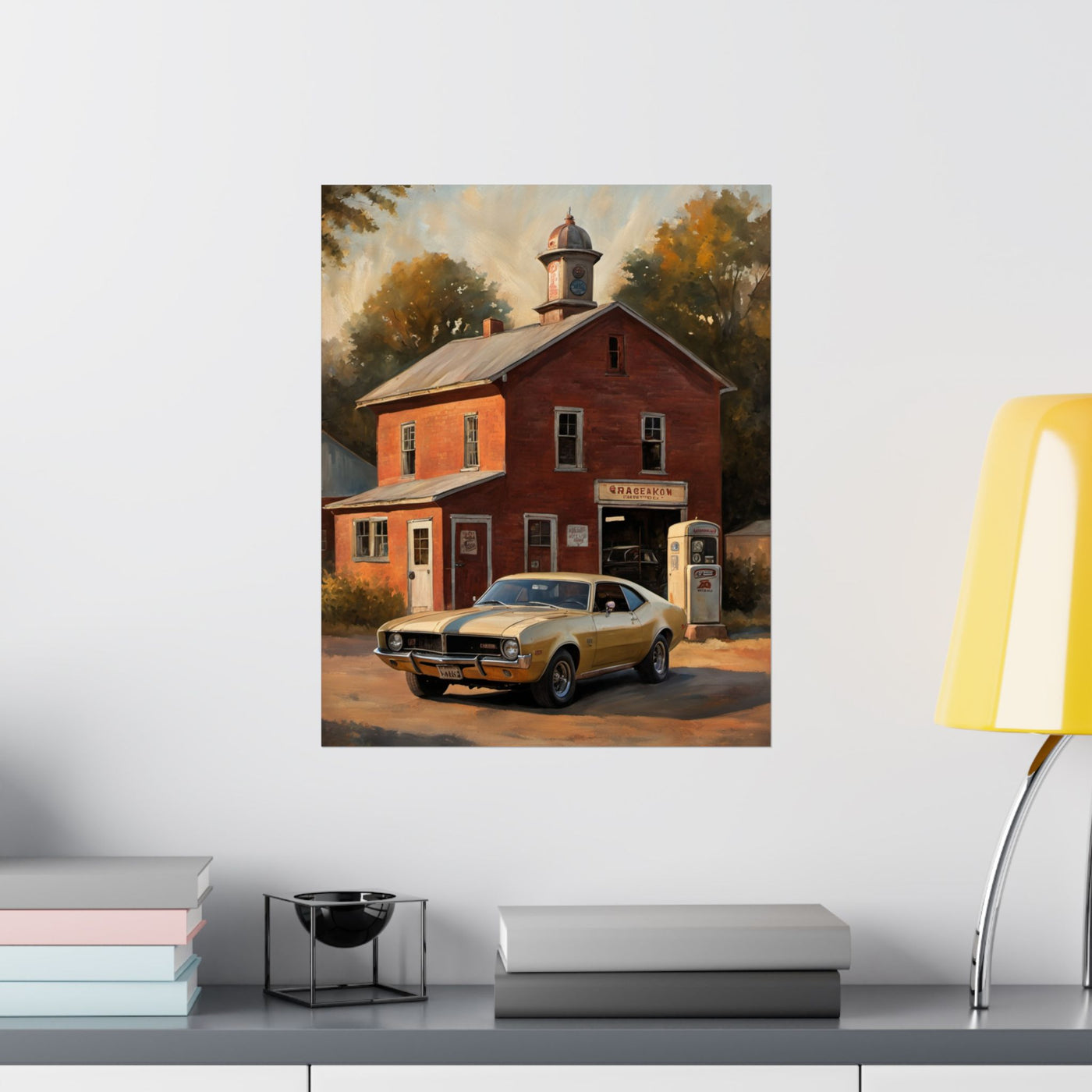 Vintage Car Wall Art Poster | AJ68 Collection Printify