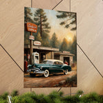1950 American Riviera Dream Poster - Forest Edition - AquilVision