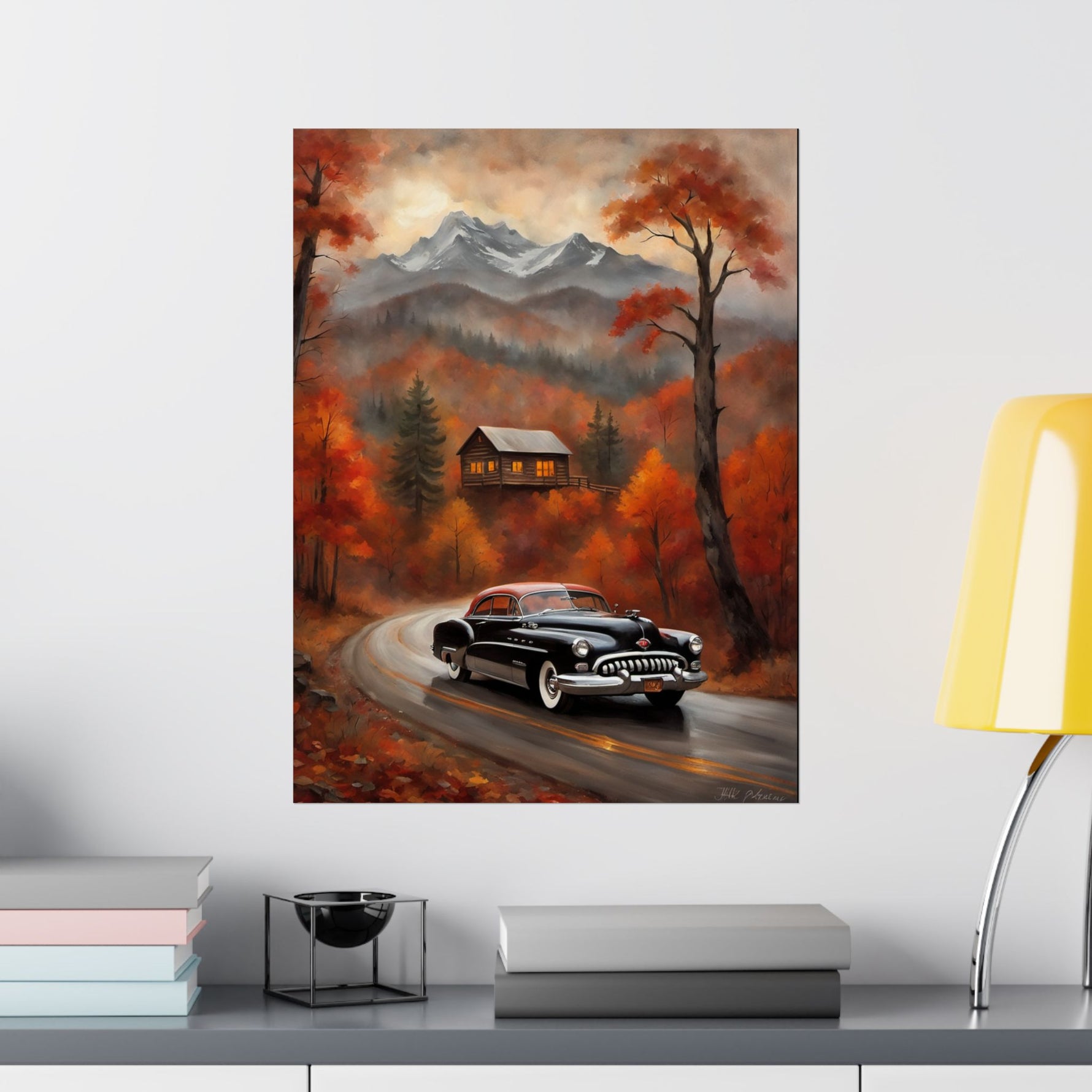 1950 American Riviera Dream Poster - Mountain Edition - AquilVision