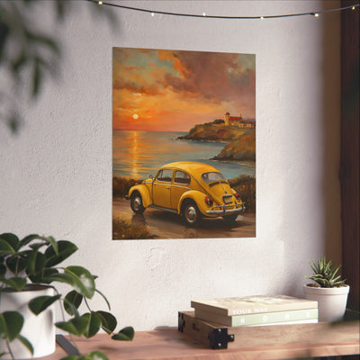 Scenic Sunset Matte Vertical Poster Printify
