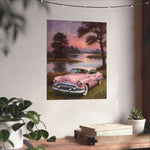 1950 American Riviera Dream Poster - Lake Edition - AquilVision