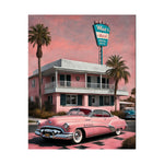 1950 American Riviera Dream Poster - Motel Edition - AquilVision