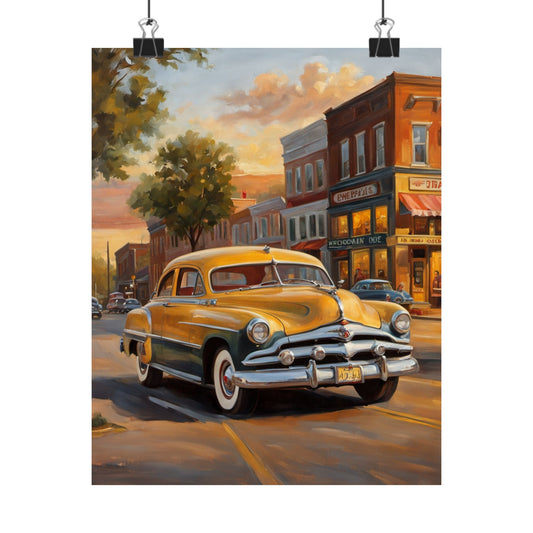 Vintage Car Wall Art Print, Matte Vertical Posters for Home Decor, Retro Classic Art, Gift for Car Lovers, Nostalgic Artwork, Living [...]