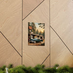 1950 American Riviera Dream Poster - Forest Edition - AquilVision