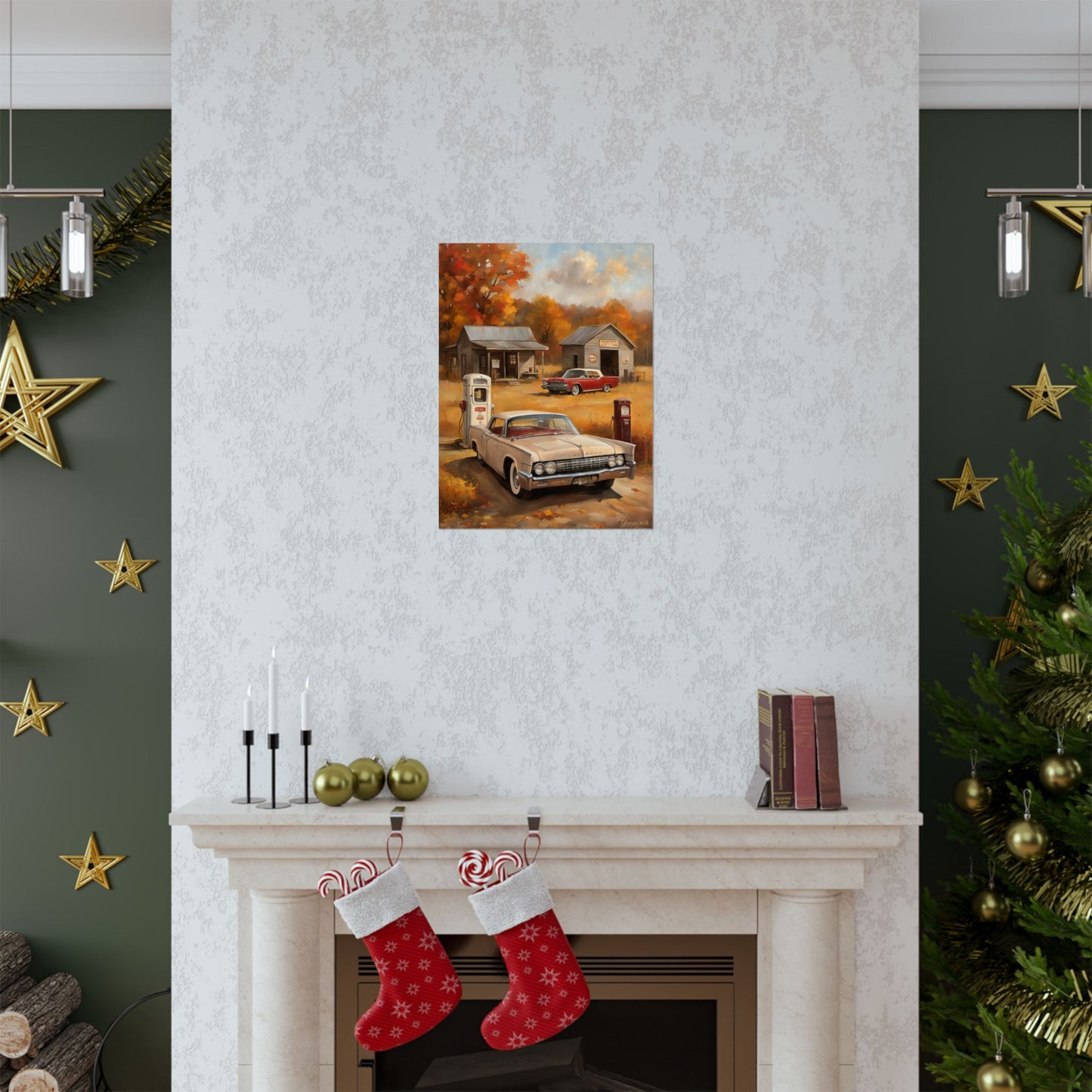 Vintage Car Adventure Matte Vertical Posters | Retro Wall Art, Home Decor, Classic Car Gifts, Gift for Him, Nostalgic Art Printify