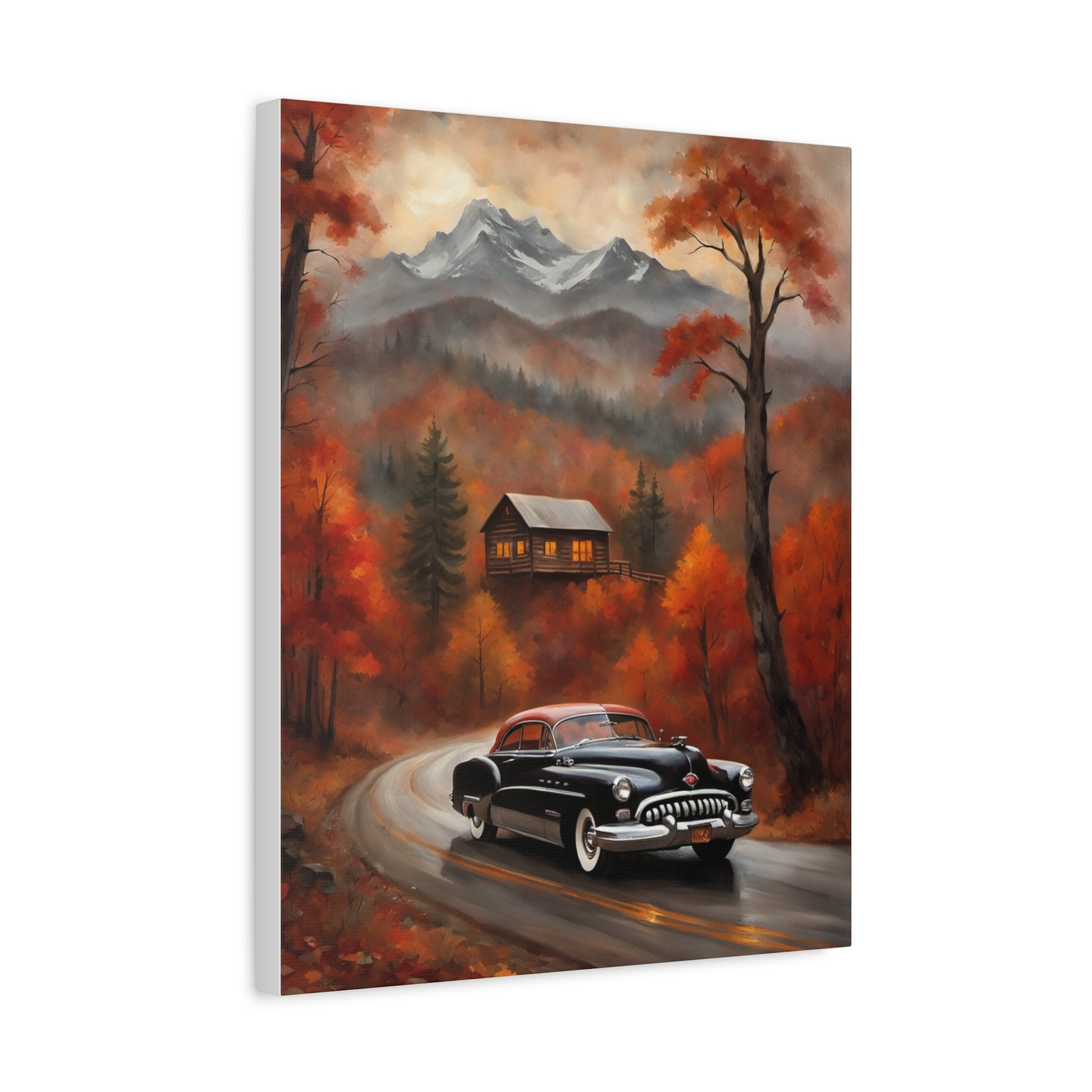 1950 American Riviera Dream Canvas - Mountain Edition - AquilVision