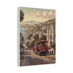 San Francisco Cable Car Matte Canvas Wall Art — Stretched 1.25" - AquilVision