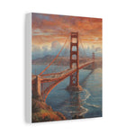 Golden Gate Bridge Canvas Print — Matte Stretched Wall Art - AquilVision