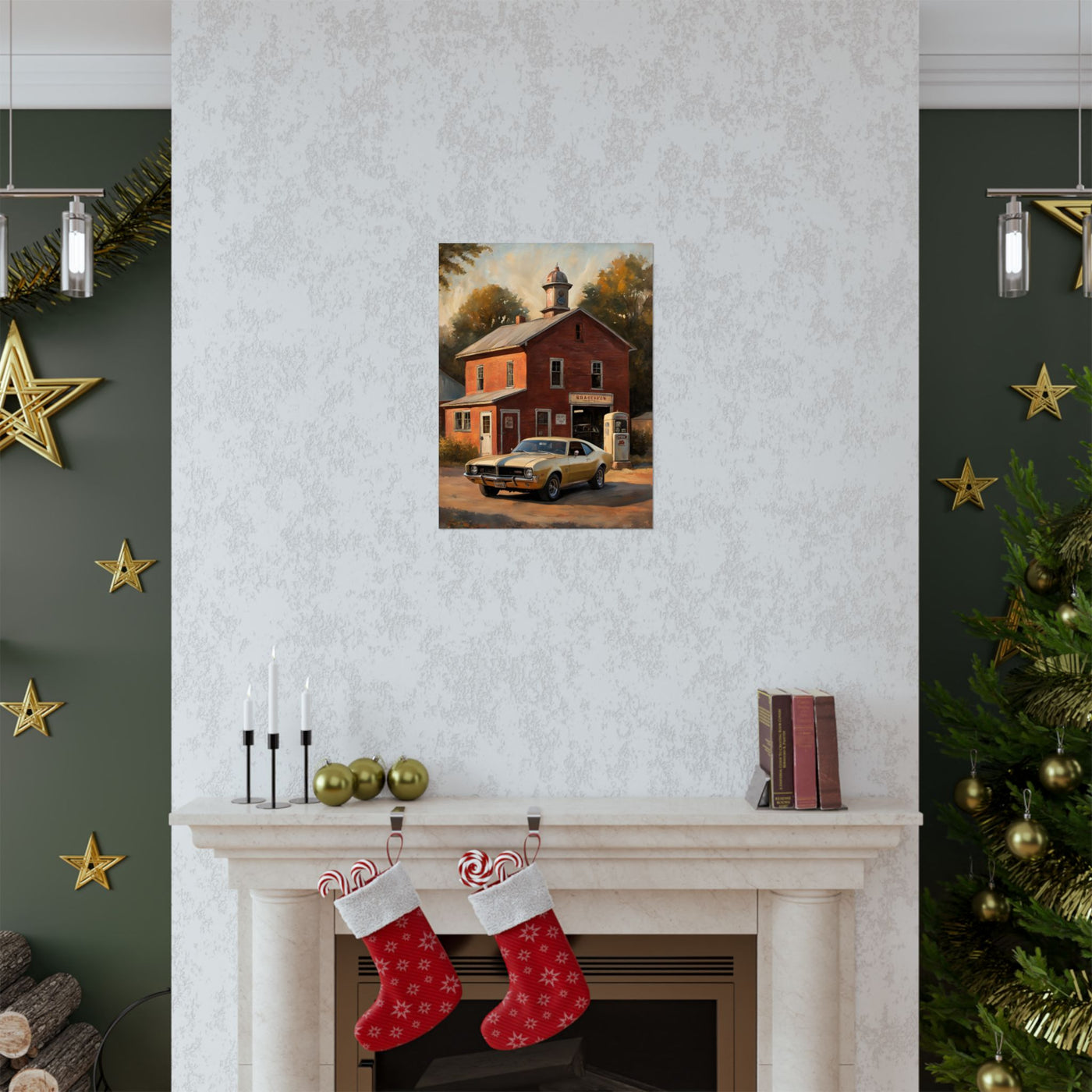 Vintage Car Wall Art Poster | AJ68 Collection Printify