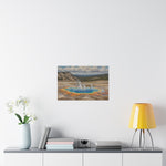 Yellowstone Grand Prismatic Spring Matte Horizontal Poster — Scenic National Park Landscape Wall Art - AquilVision