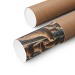 Sea Lion Harbor Matte Vertical Poster — Coastal Nautical Wall Art - AquilVision