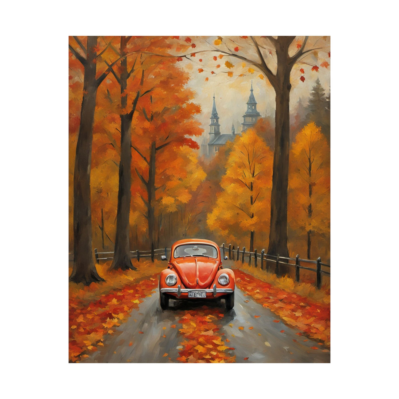 Autumn Scenic Matte Vertical Poster Printify