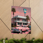 1950 American Riviera Dream Poster - Motel Edition - AquilVision