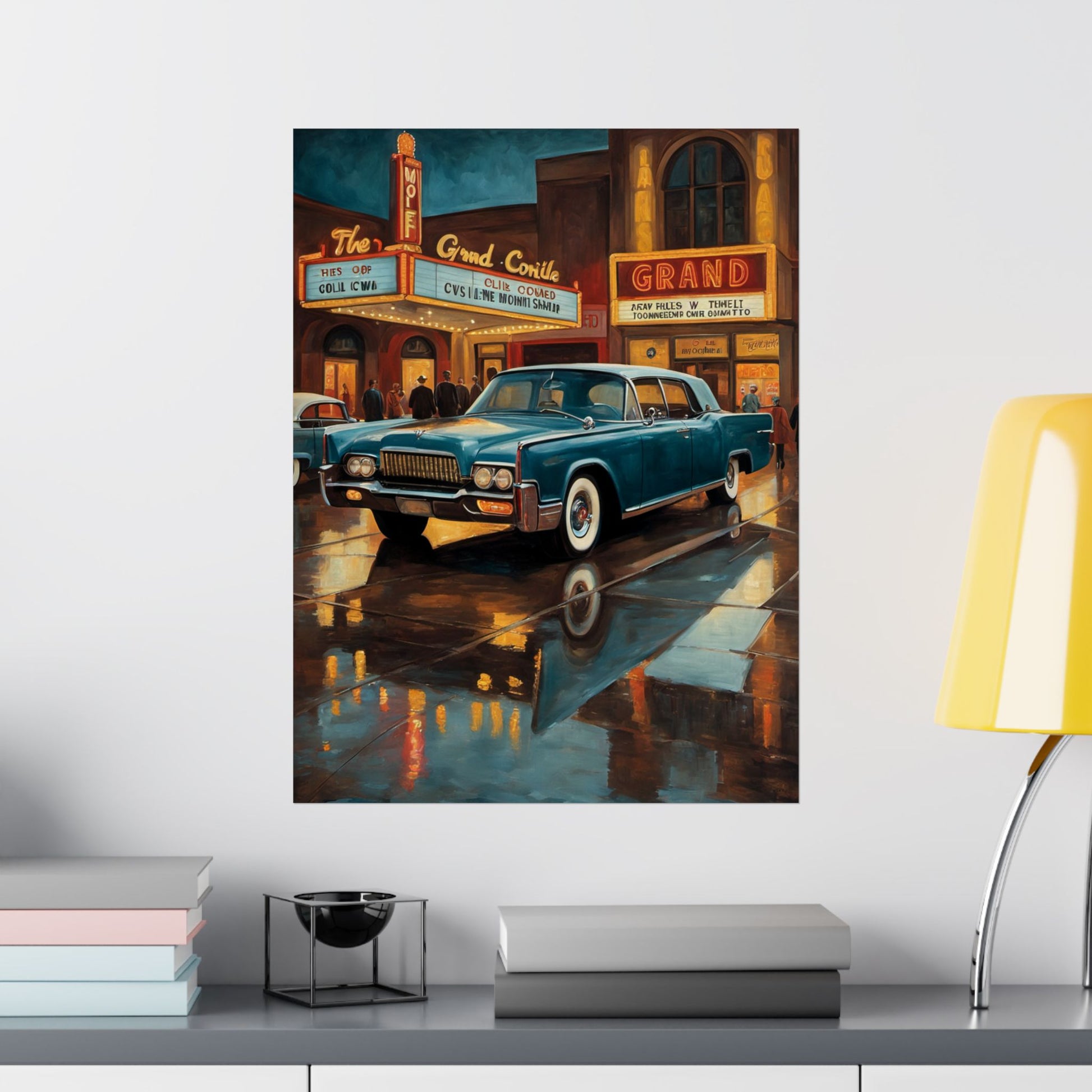 Vintage Car Wall Art Prints, Retro Home Décor, Matte Vertical Posters, Classic Automobile Art, Ideal for Car Lovers, Gift for Him Printify