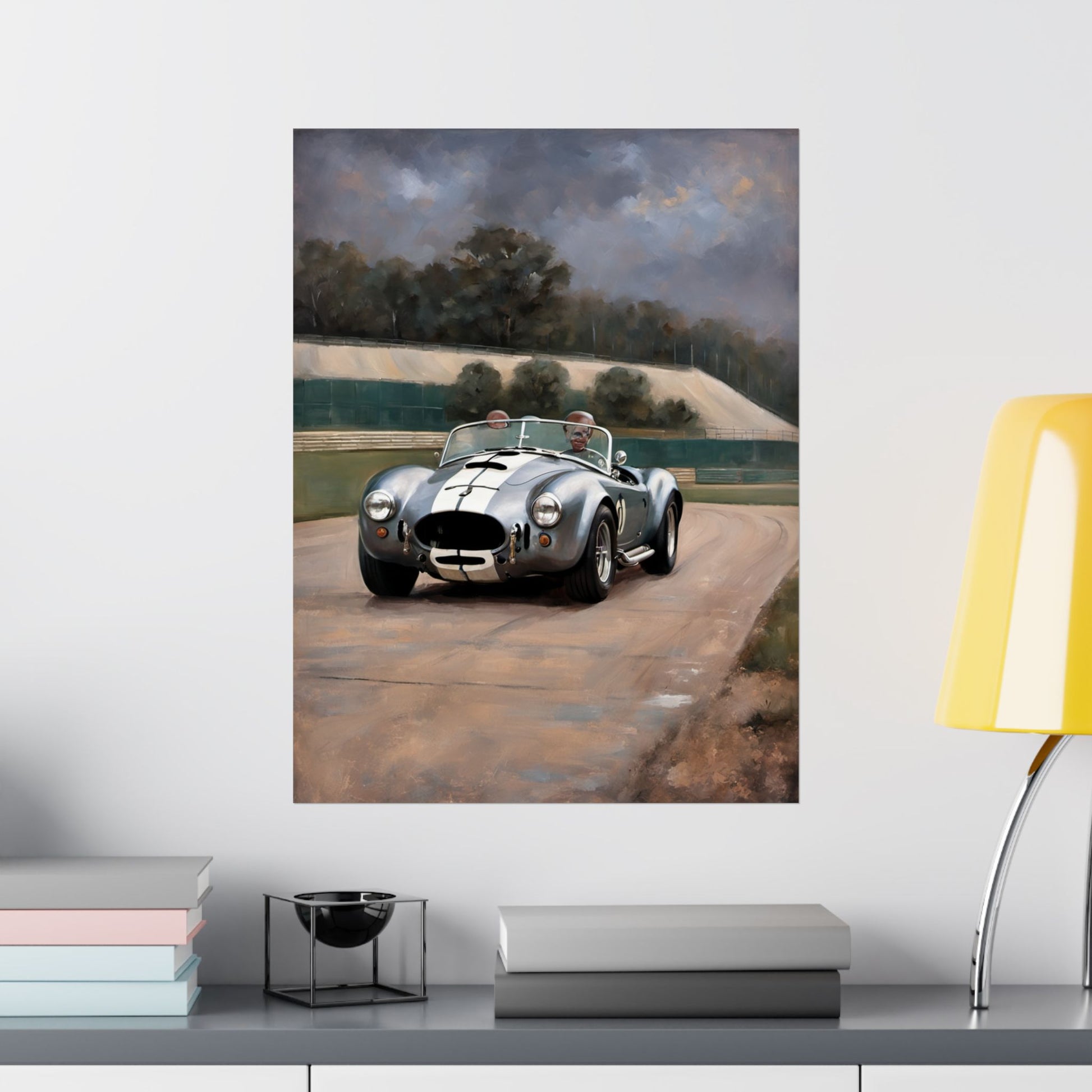 Vintage Car Art Print, Matte Vertical Posters, Racing Decor, Collector's Gift, Gift for Him, Automotive Wall Art Printify
