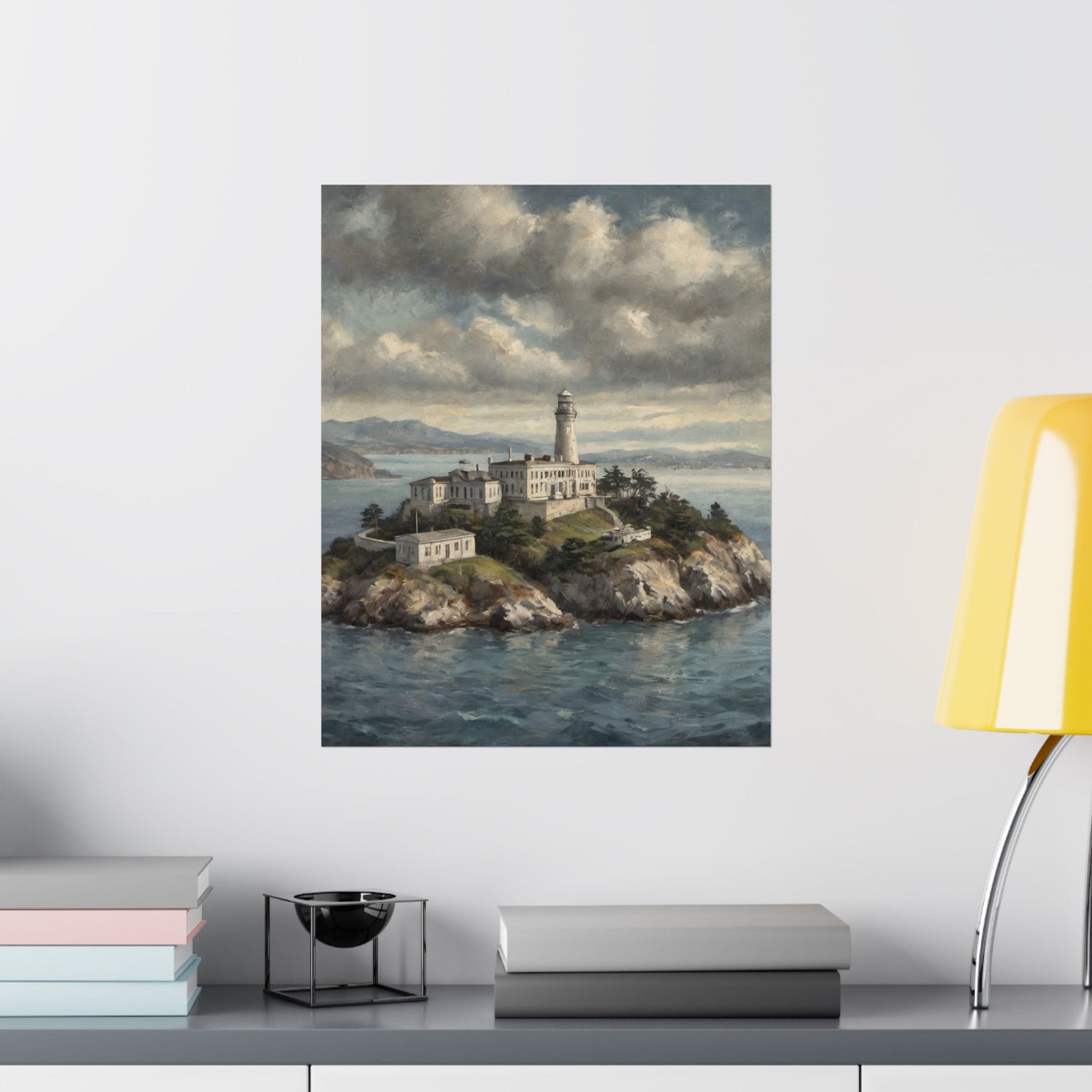Lighthouse Island Matte Poster — Coastal Nautical Wall Art - AquilVision