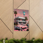 1950 American Riviera Dream Poster - Motel Edition - AquilVision