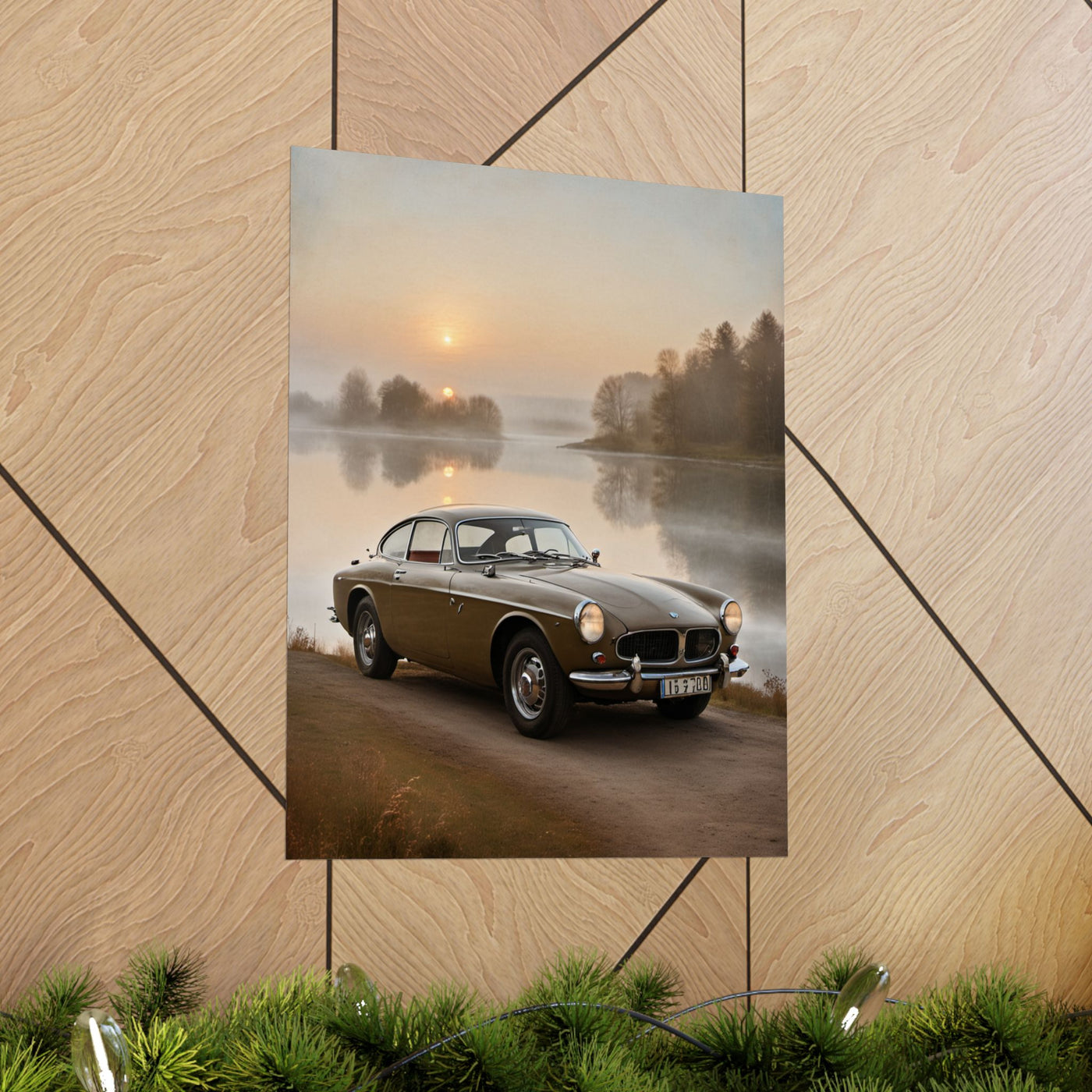 Vintage Car Matte Poster, Classic Automobile Wall Art, Home Decor, Gift for Car Lovers, Retro Wall Print, Vintage Style Printify