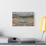 Yellowstone Grand Prismatic Hot Spring Canvas Print - AquilVision