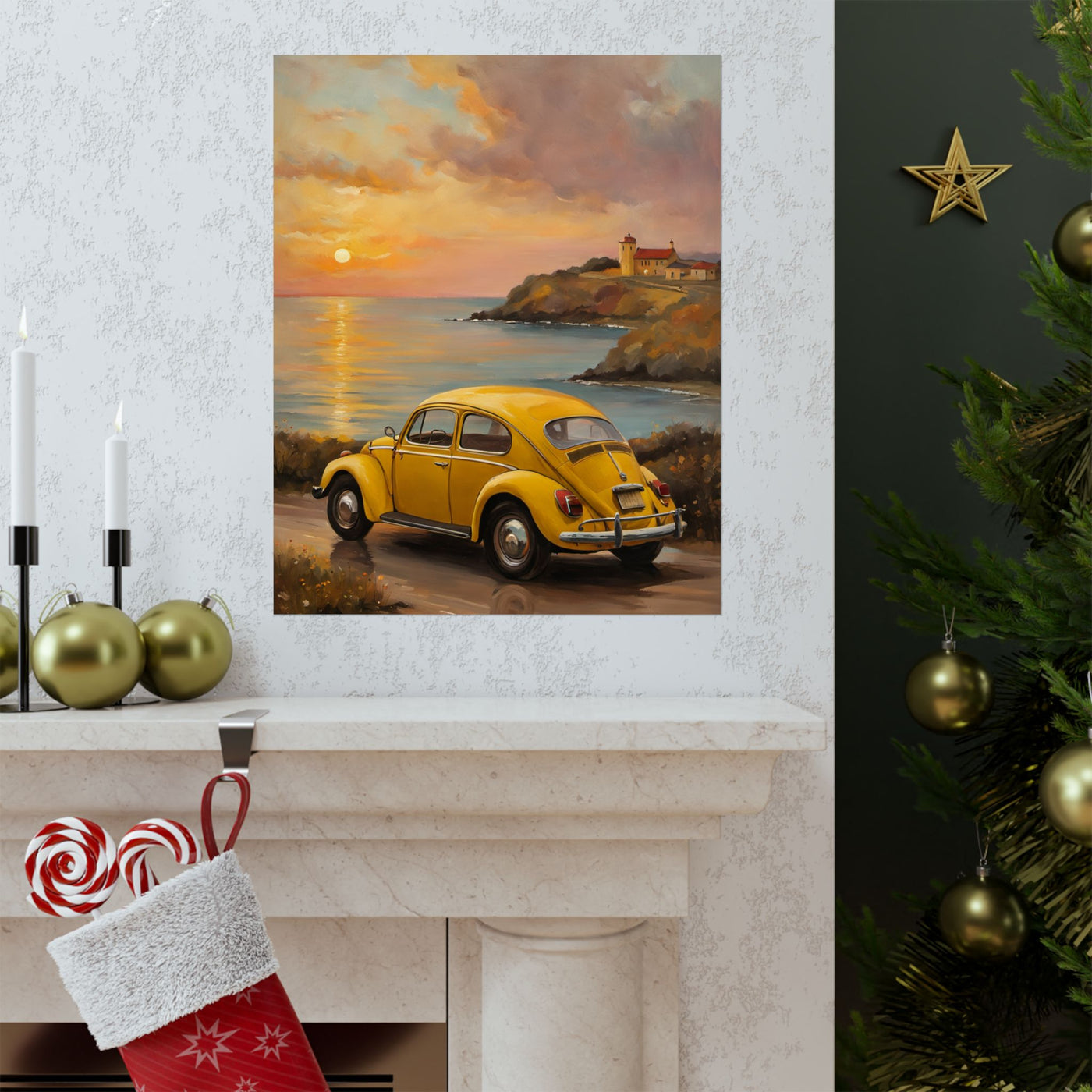 Scenic Sunset Matte Vertical Poster Printify