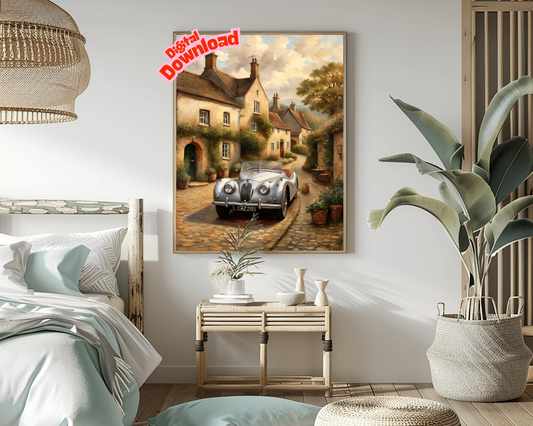 AquilVision 1950s Roadster Wall Art Digital Download