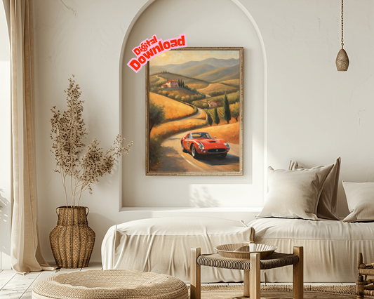 AquilVision Italian Hills Canvas Artwork Digital Print AquilVision