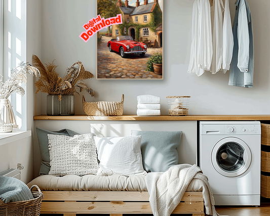 AquilVision 1950s Convertible Wall Art Digital Print