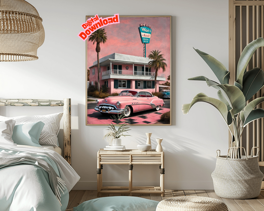 AquilVision Digital Vintage Scenic Wall Decor Art