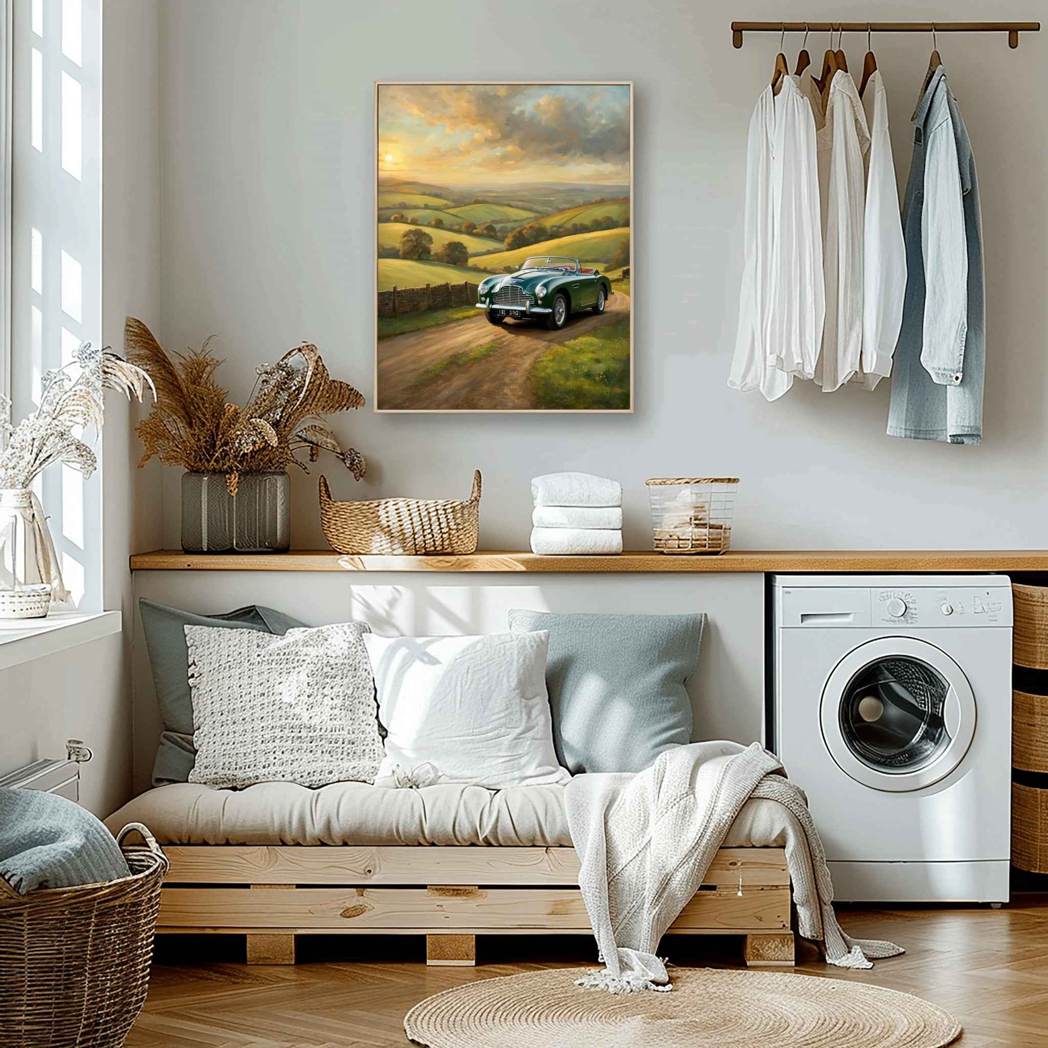 1954 British Drophead Elegance - Country Edition | Poster Canvas