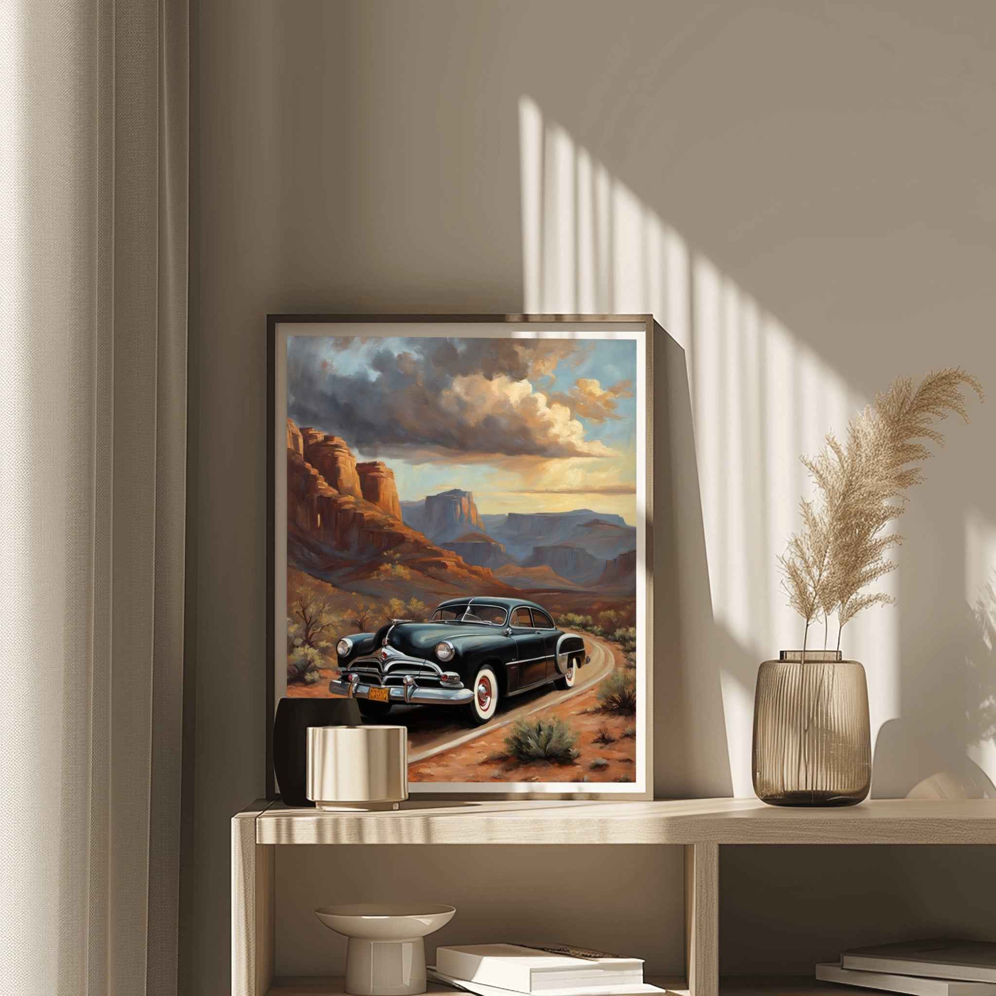 1951 Step-Down Racing Legend - Red Rock Edition | Poster Canvas